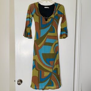 60s/70s retro-style dress